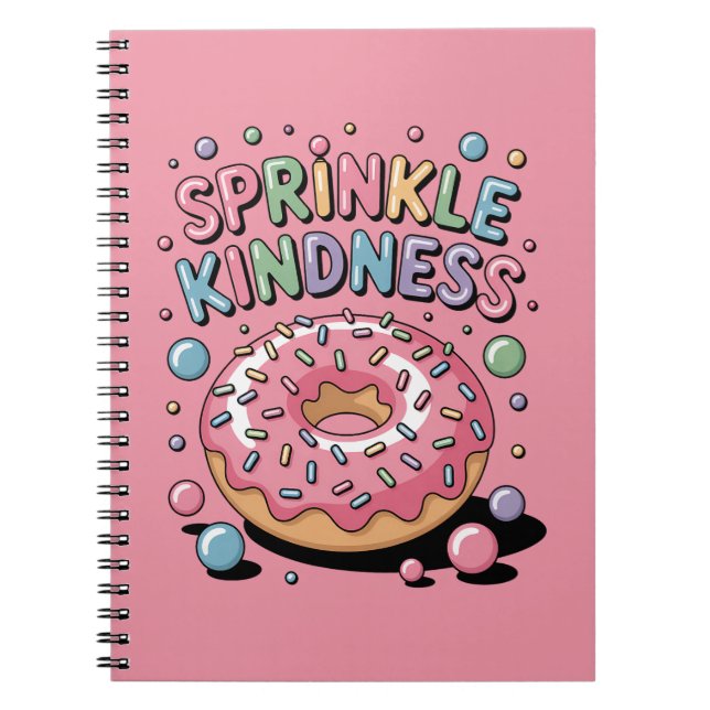 Cuaderno Dona Esparce Guindas | Donut (Frente)