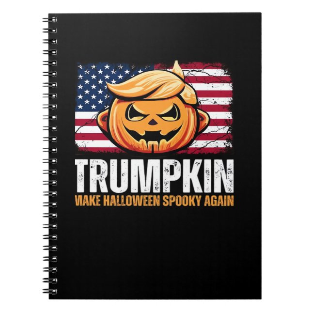 Cuaderno Donald Halloween - Trumpkin hace que Halloween sea (Frente)
