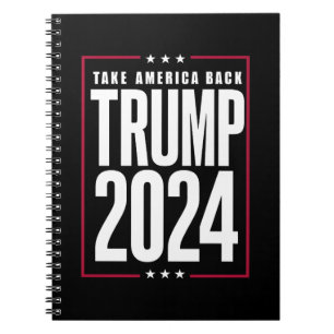 Cuaderno Donald Trump 2024 Recuperar América Elección