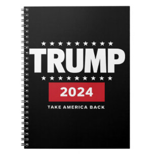 Cuaderno Donald Trump 2024 Recuperar América Elección