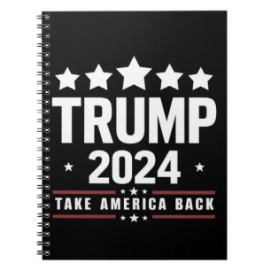 Cuaderno Donald Trump 2024 Recuperemos América Elecciones