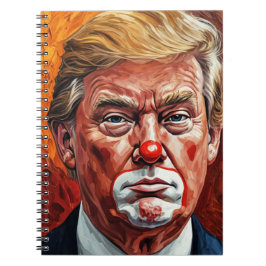Cuaderno donald trump clown 