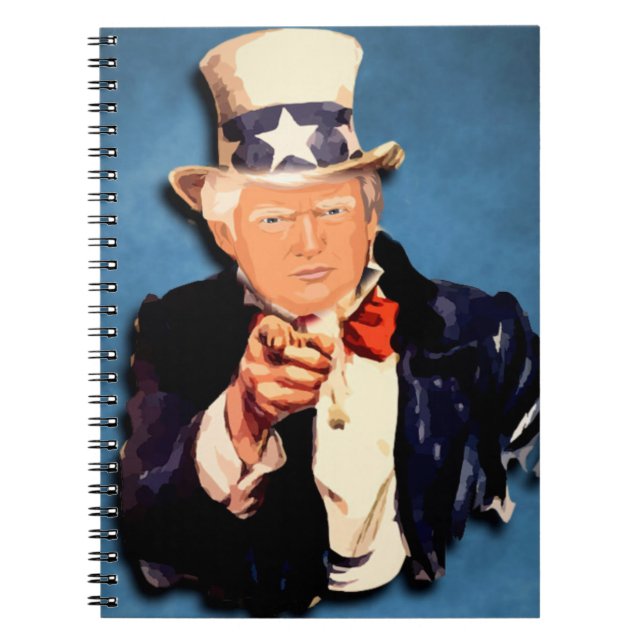 CUADERNO DONALD TRUMP TÍLE SAM NOTEBOOK JOURNAL (Frente)