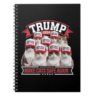 Cuaderno Donald Trump vuelve a poner a los gatos seguros en