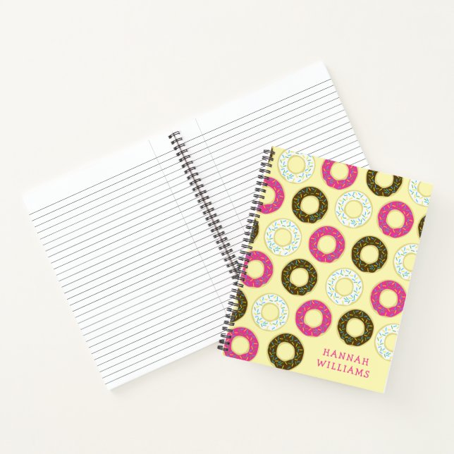 Cuaderno Donas Cute Donut para Niños (Interior)