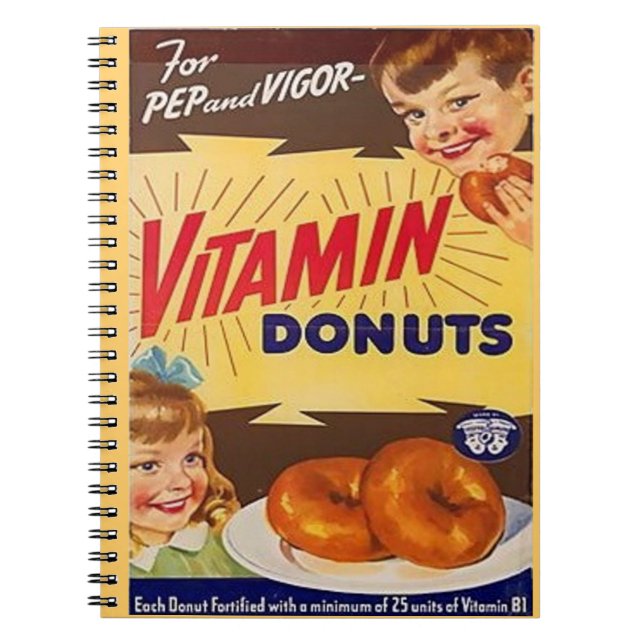 Cuaderno donas de vitaminas (Frente)