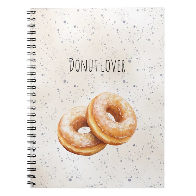 Cuaderno Donas Glaseadas Dulces Tentaciones (Frente)