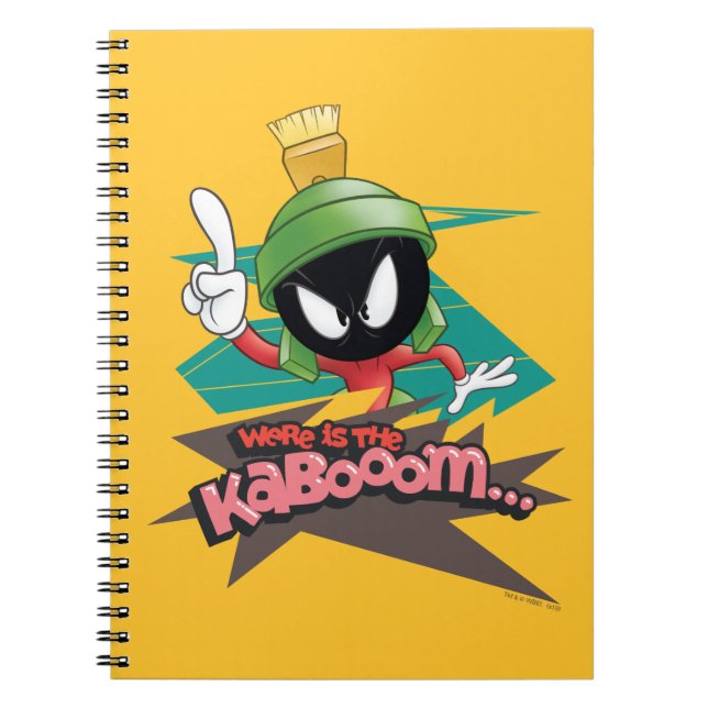 Cuaderno "¿Dónde está la Kabooom" MARVIN THE MARTIAN™ Point (Frente)
