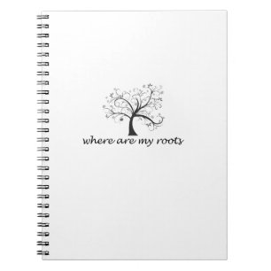 Cuaderno donde están mis raíces