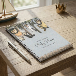 Cuaderno Donde las Cosas Salvajes Están Baby Shower