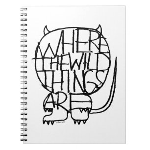 Cuaderno Donde las cosas salvajes están   Cosa Salvaje Boce