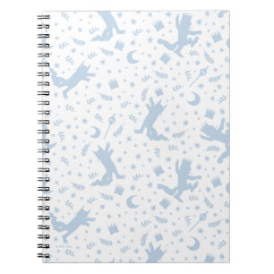 Cuaderno Donde las Cosas Salvajes Floral Azul