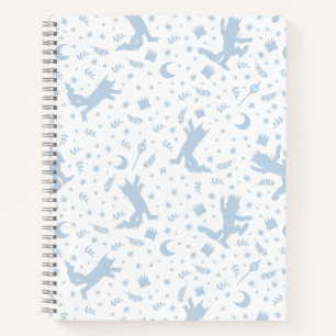 Cuaderno Donde las Cosas Salvajes Floral Azul