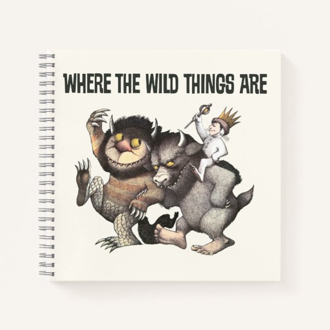 Cuaderno Donde las cosas salvajes son personajes (Anverso)