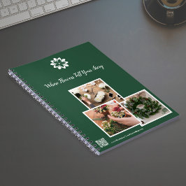 Cuaderno Donde las flores cuentan tu taller de florística d