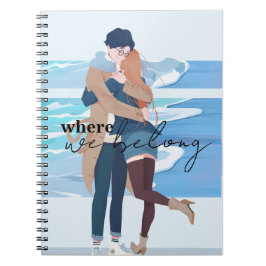Cuaderno Donde Pertenecemos - Romántico Jour Beach Parple B