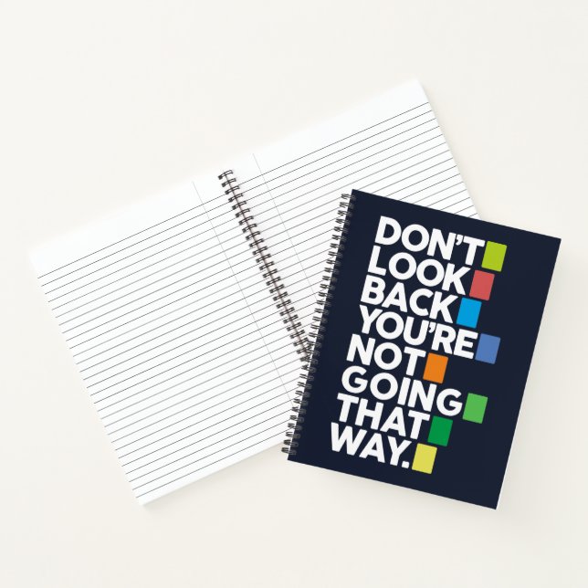 Cuaderno Don't look back (Interior)