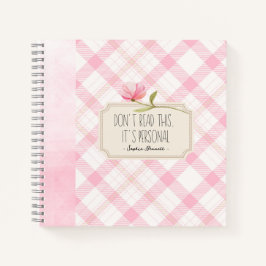 Cuaderno Don't Read This, It's Personal – Cute Pink Floral