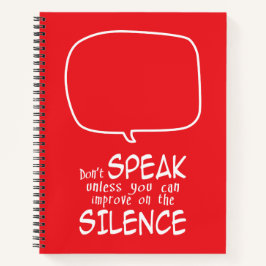 Cuaderno Don't Speak
