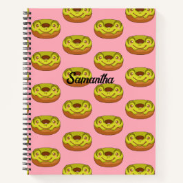 Cuaderno Donut de rana cute matcha