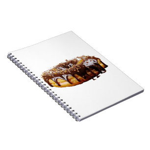 Cuaderno Donut decadente de SlipperyJoe's cubierto de grues