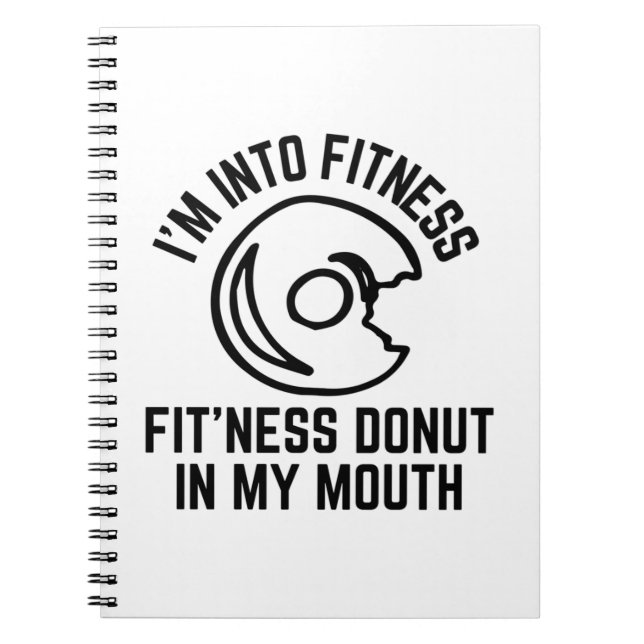 Cuaderno Donut Fitness Funny (Frente)