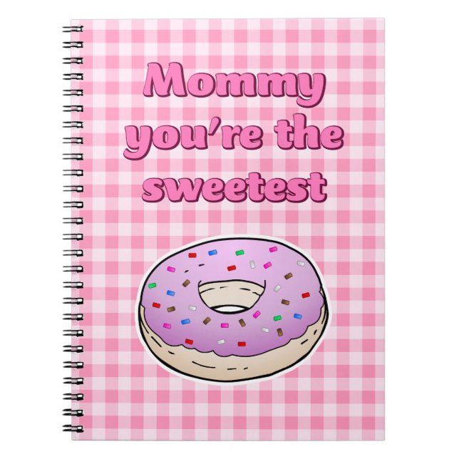 Cuaderno Donut Rosa Más Dulce (Frente)