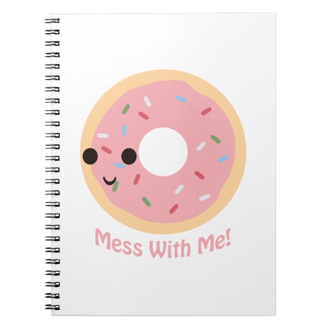 Cuaderno "Donut" se mete conmigo (Frente)