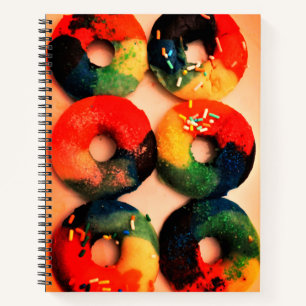 Cuaderno Donuts de arcoiris