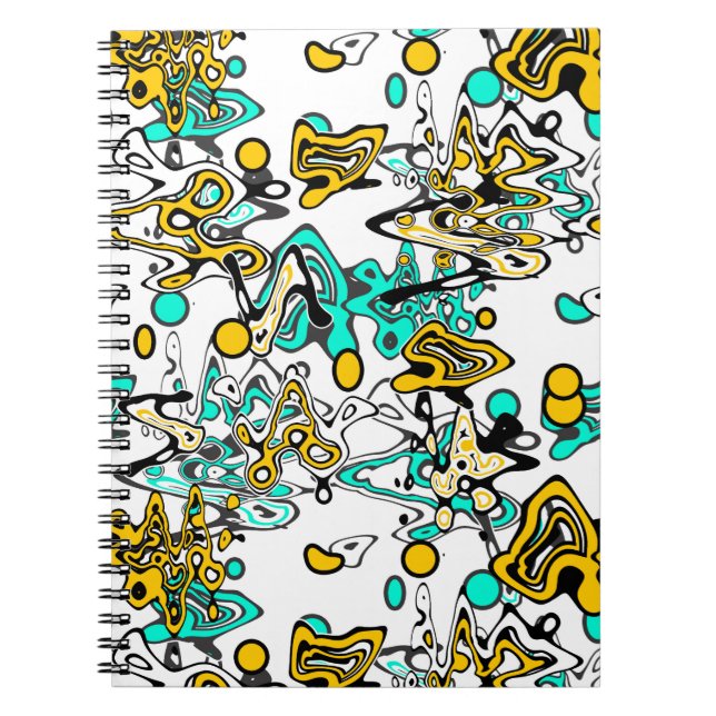 Cuaderno Doodle, abstracto (Frente)
