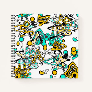 Cuaderno Doodle, abstracto
