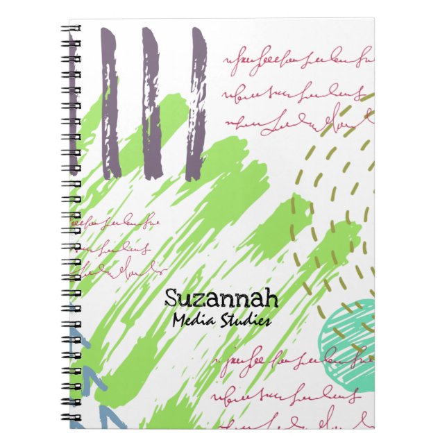 Cuaderno Doodle Abstracto Geométrico (Frente)