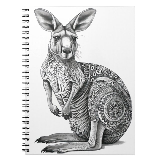 Cuaderno Doodle art Kangaroo (Frente)
