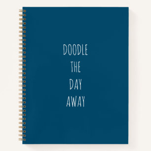 Cuaderno Doodle Blue Bullet Journal
