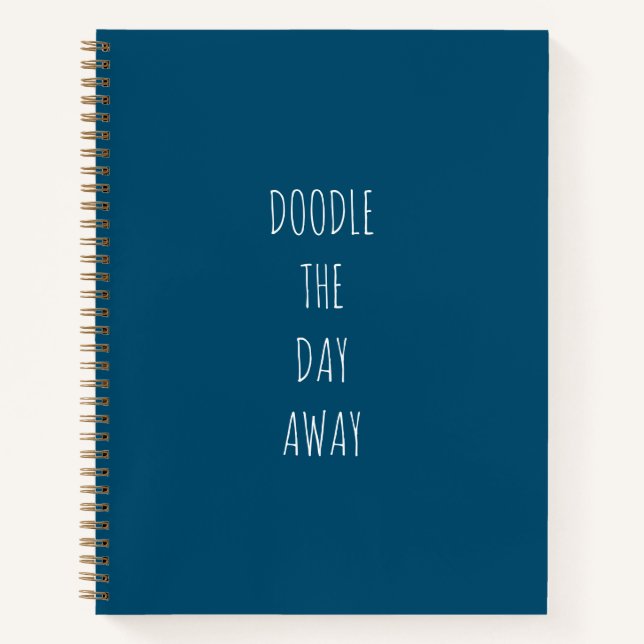 Cuaderno Doodle Blue Bullet Journal (Anverso)