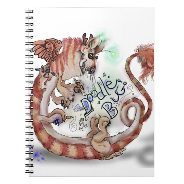 Cuaderno Doodle Bug Monster~bloc de notas (Frente)