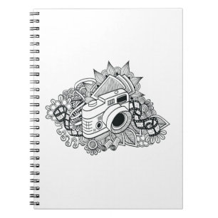 Cuaderno Doodle de la cámara del inconformista