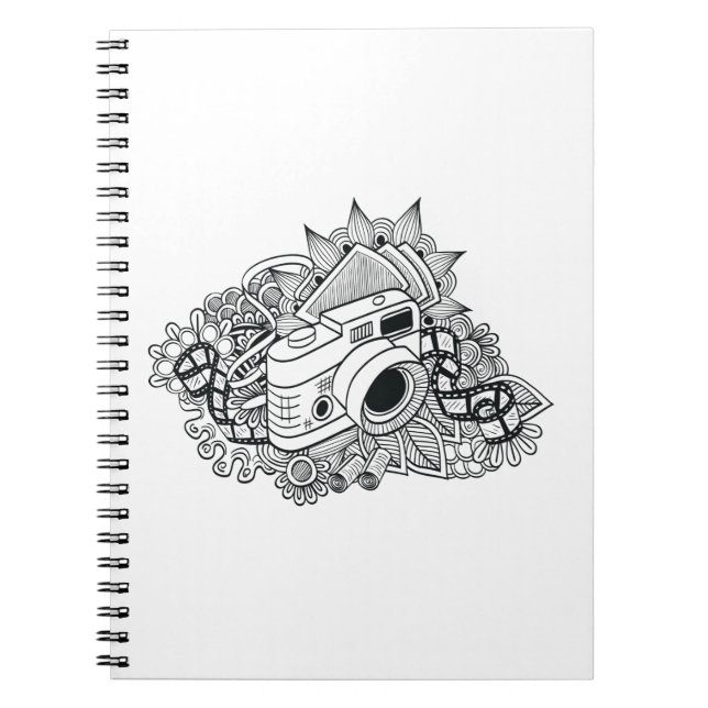 Cuaderno Doodle de la cámara del inconformista (Frente)