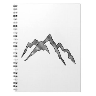 Cuaderno Doodle de la montaña