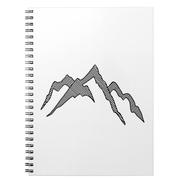 Cuaderno Doodle de la montaña (Frente)