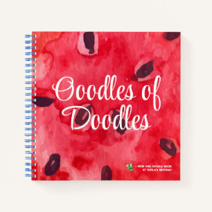 Cuaderno Doodle de sandía