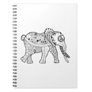 Cuaderno Doodle del elefante