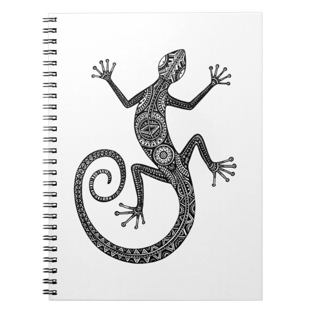 Cuaderno Doodle del lagarto o del Salamander (Frente)