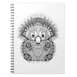 Cuaderno Doodle dibujado mano del Echidna