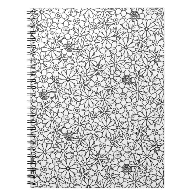 Cuaderno Doodle floral (Frente)