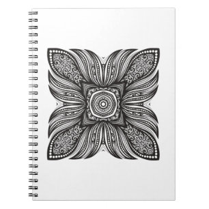 Cuaderno Doodle hermoso del cuadrado de la decoración
