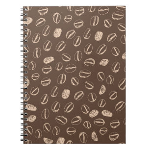 Cuaderno Doodle personalizado dibujado a mano con granos de