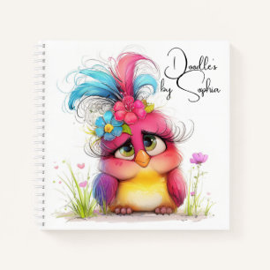 Cuaderno Doodles de Birdie Bloomy
