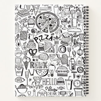 Cuaderno Doodles de comida