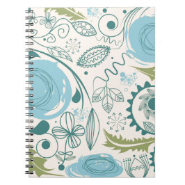 Cuaderno Doodles de flores